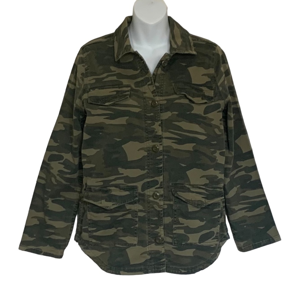 Lucky Brand Camo Shacket Jacket Sz S